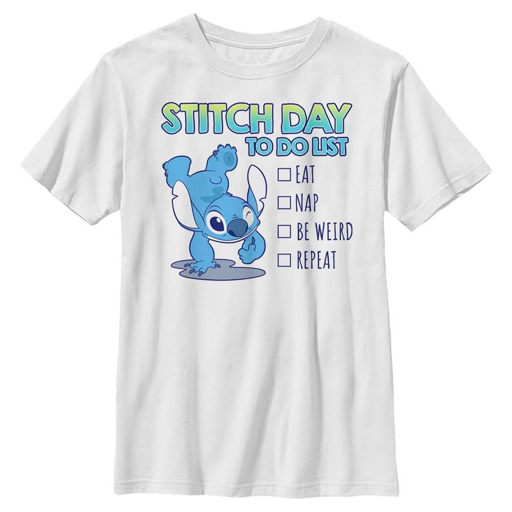 Disney Lilo And Stitch To Do Youth T-Shirt, WHITE, hi-res