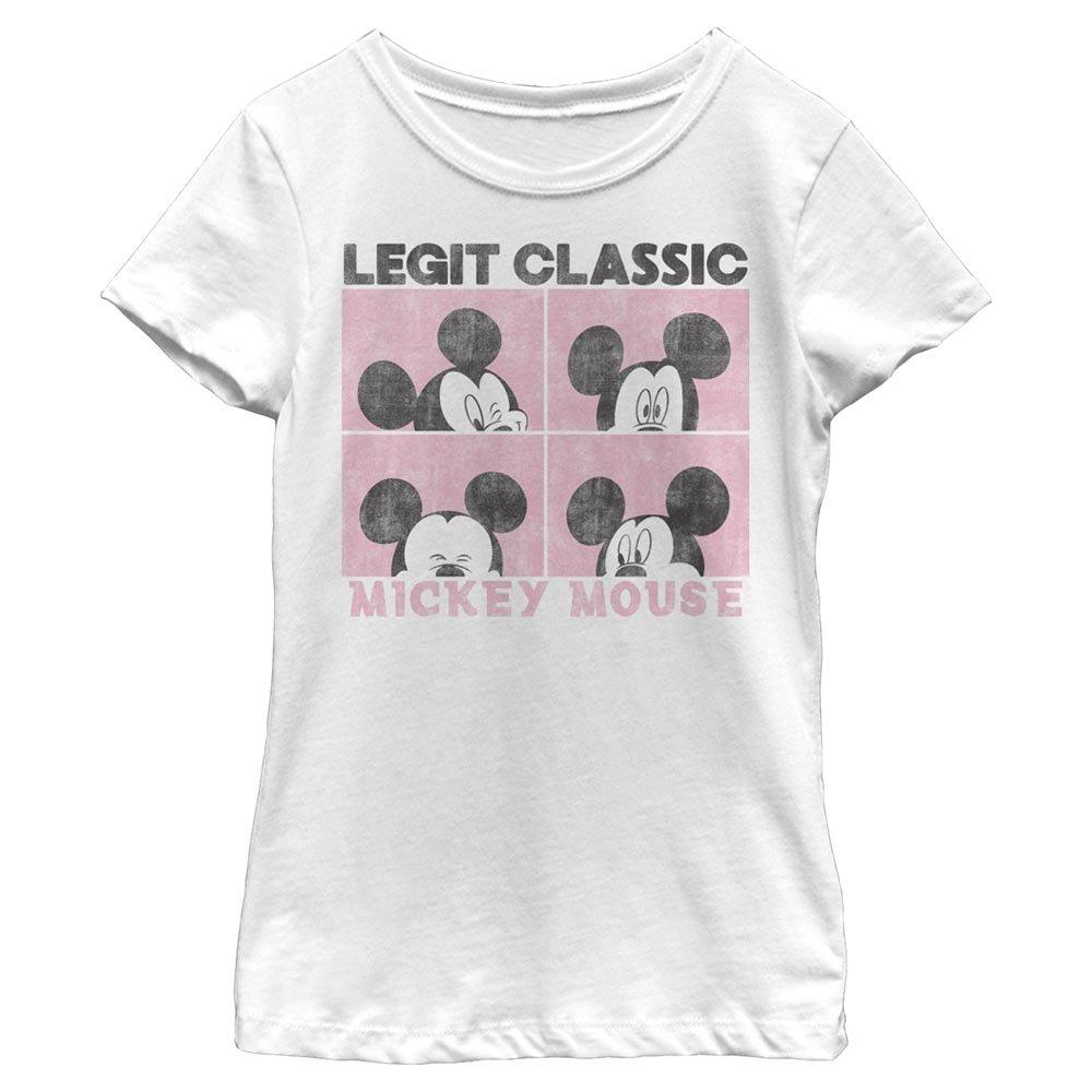 Disney Mickey Mouse Faces Youth Girls T-Shirt, , hi-res