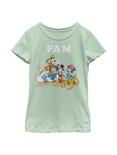 Disney Mickey Mouse Fam Youth Girls T-Shirt, MINT, hi-res