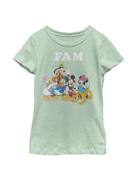 Disney Mickey Mouse Fam Youth Girls T-Shirt, , hi-res