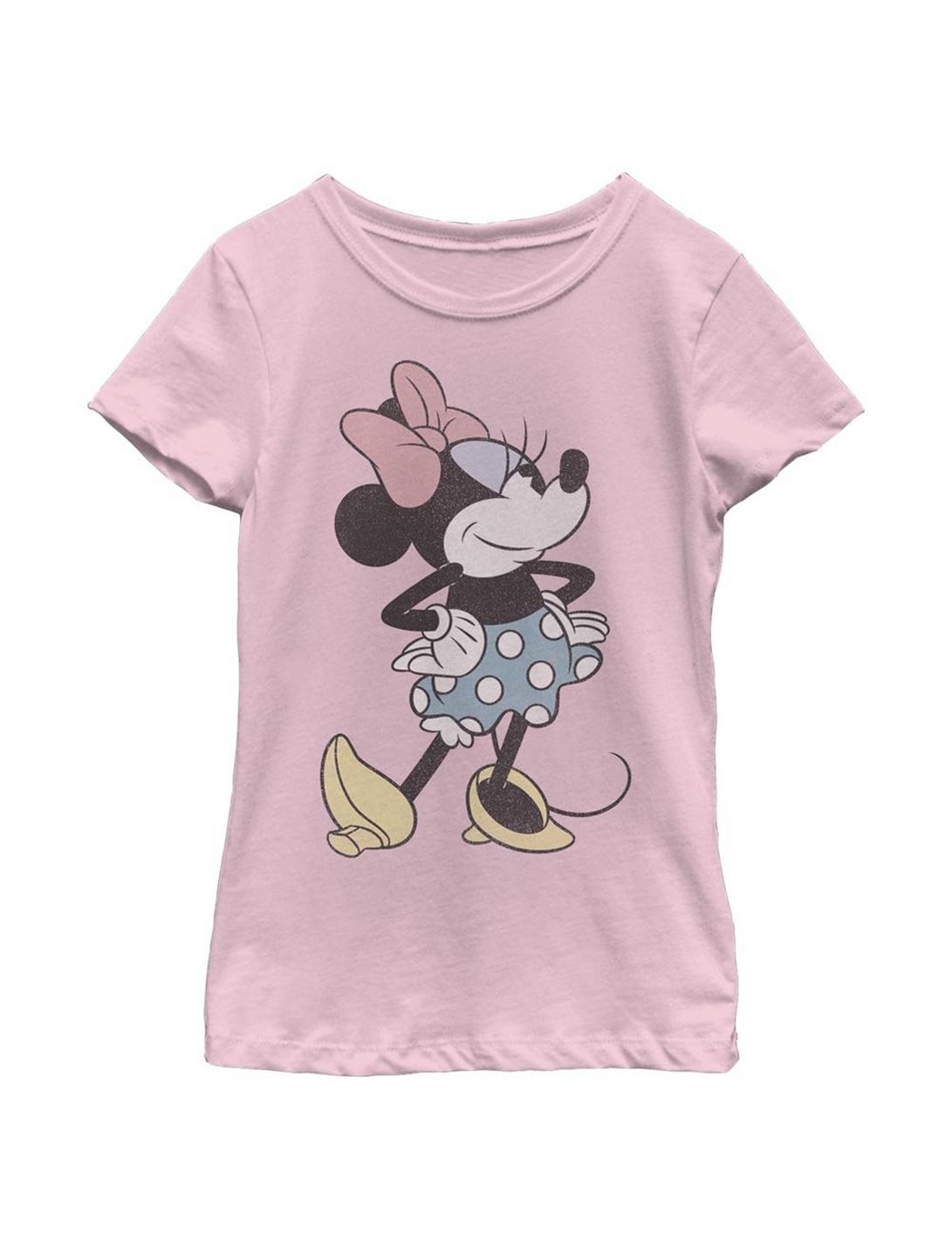 Disney Mickey Mouse Minnie Youth Girls T-Shirt, PINK, hi-res