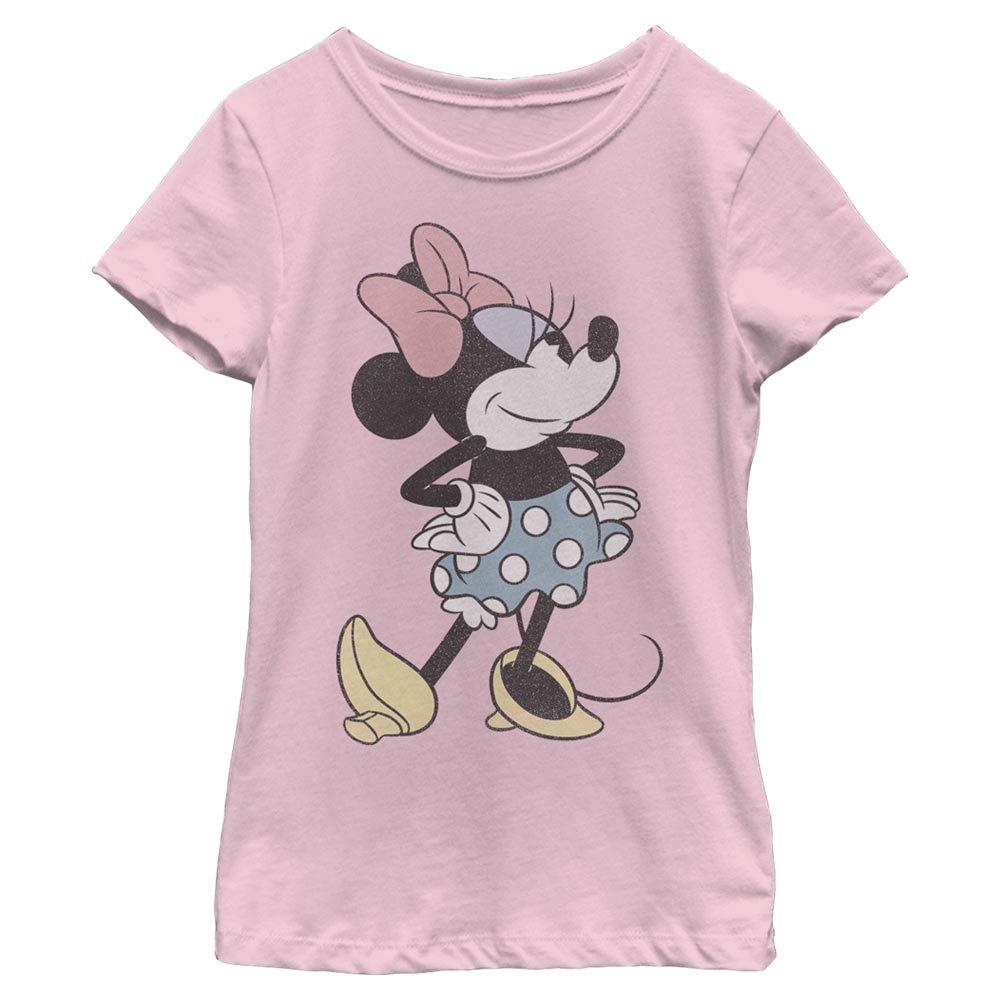 Disney Mickey Mouse Minnie Youth Girls T-Shirt, PINK, hi-res