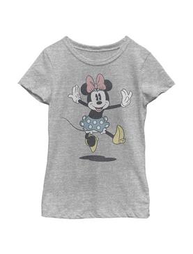 Plus Size Disney Mickey Mouse Minnie Jump Youth Girls T-Shirt, , hi-res