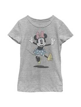 Disney Mickey Mouse Minnie Jump Youth Girls T-Shirt, , hi-res