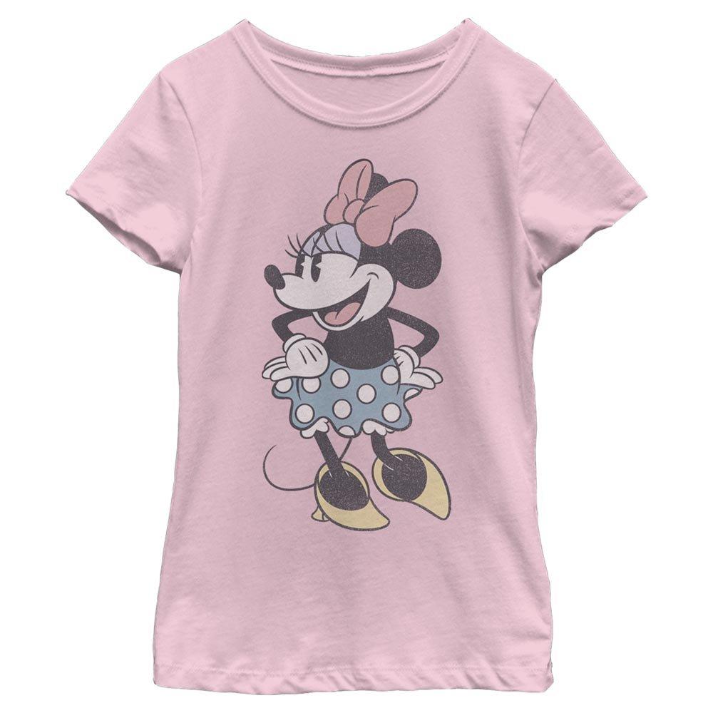 Disney Mickey Mouse Minnie Sass Youth Girls T-Shirt, PINK, hi-res