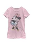 Disney Mickey Mouse Minnie Stand Youth Girls T-Shirt, PINK, hi-res