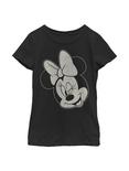 Disney Mickey Mouse Minnie Wink Youth Girls T-Shirt, BLACK, hi-res