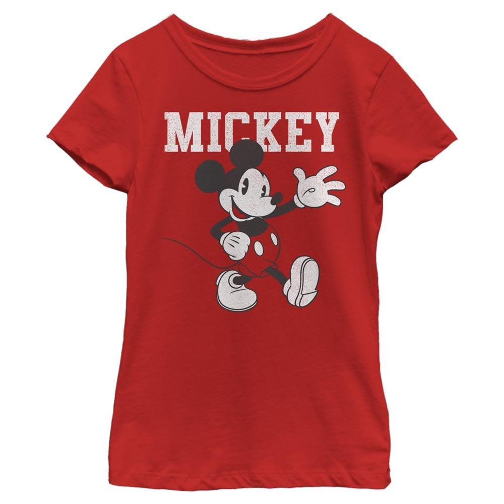 Disney Mickey Mouse Simply Mickey Youth Girls T-Shirt, RED, hi-res