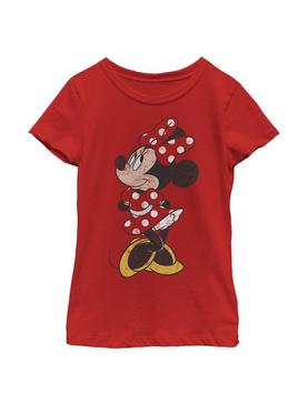 Plus Size Disney Mickey Mouse Modern Vintage Minnie Youth Girls T-Shirt, , hi-res