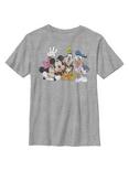 Disney Mickey Mouse Group Youth T-Shirt, ATH HTR, hi-res