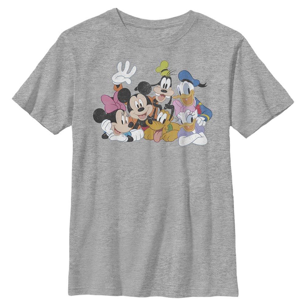 Disney Mickey Mouse Group Youth T-Shirt, ATH HTR, hi-res