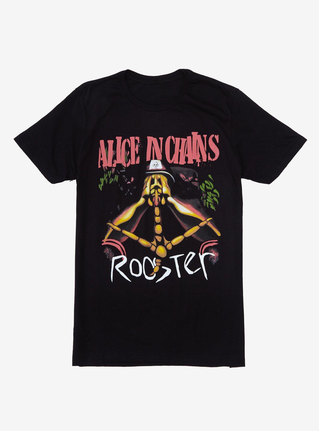 Alice In Chains Rooster 1993 T-Shirt, BLACK, hi-res