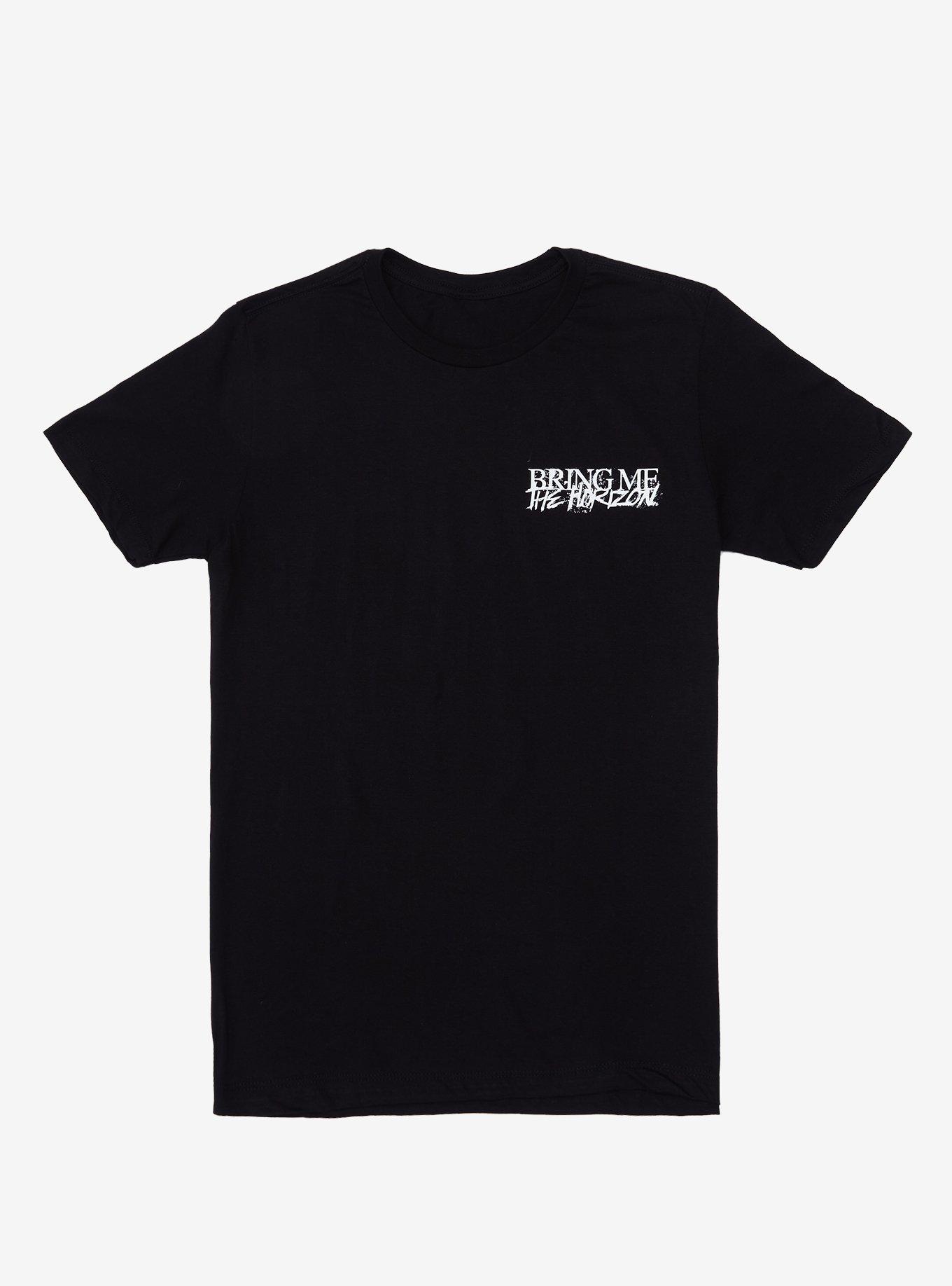 Bring Me The Horizon Repeat Text T-Shirt, BLACK, hi-res