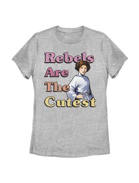 Star Wars Leia Cute Rebels Womens T-Shirt, , hi-res