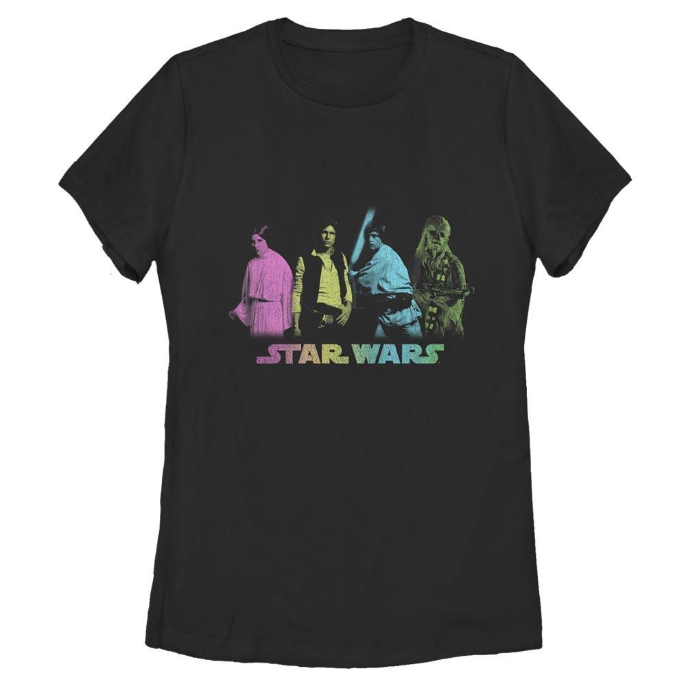 Star Wars Neon Gang Womens T-Shirt, BLACK, hi-res