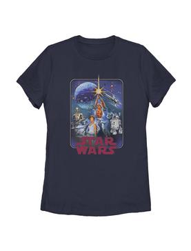 Star Wars Star Poster Redux Womens T-Shirt, , hi-res