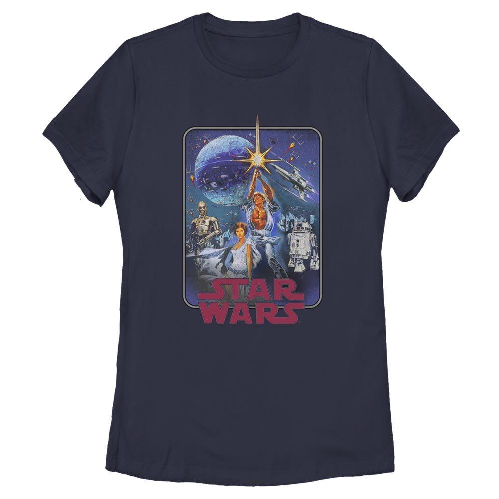 Star Wars Star Poster Redux Womens T-Shirt, , hi-res