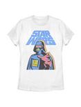 Star Wars Darth Vader Multicolored Womens T-Shirt, WHITE, hi-res