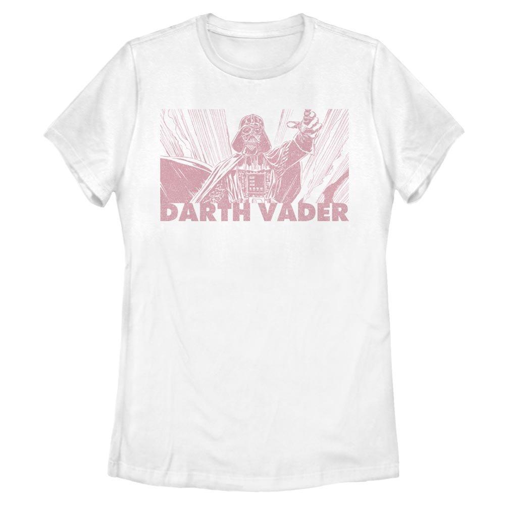 Star Wars Darth Vader One Tone Womens T-Shirt, WHITE, hi-res