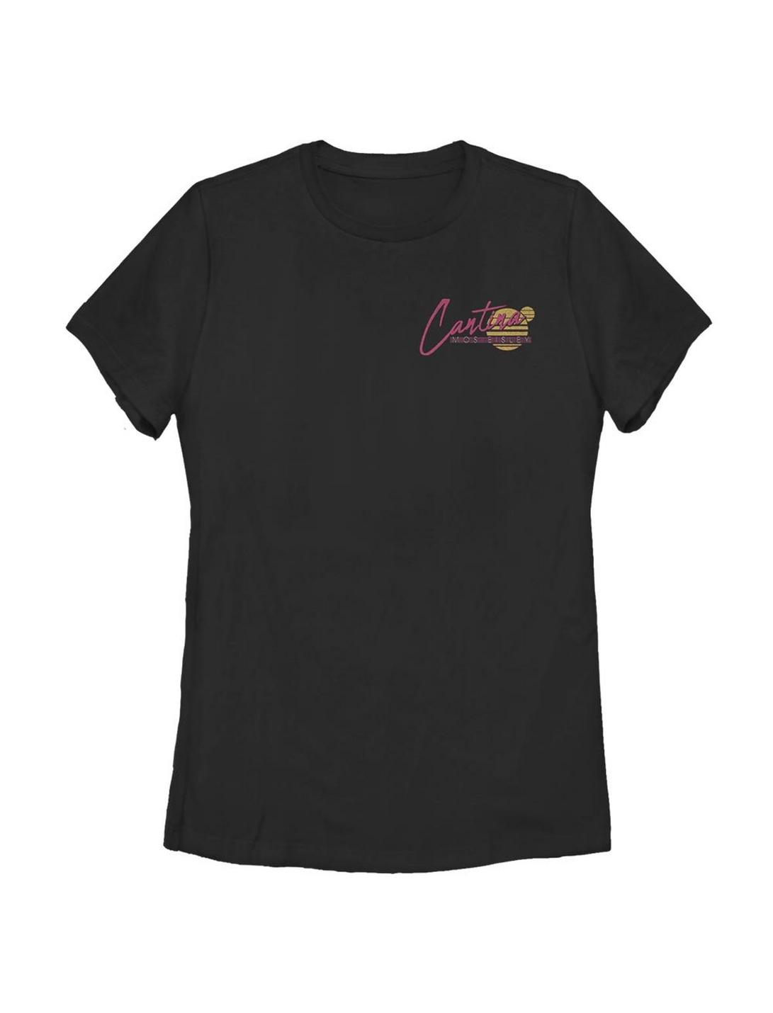 Star Wars Cantina Miami Text Womens T-Shirt, BLACK, hi-res