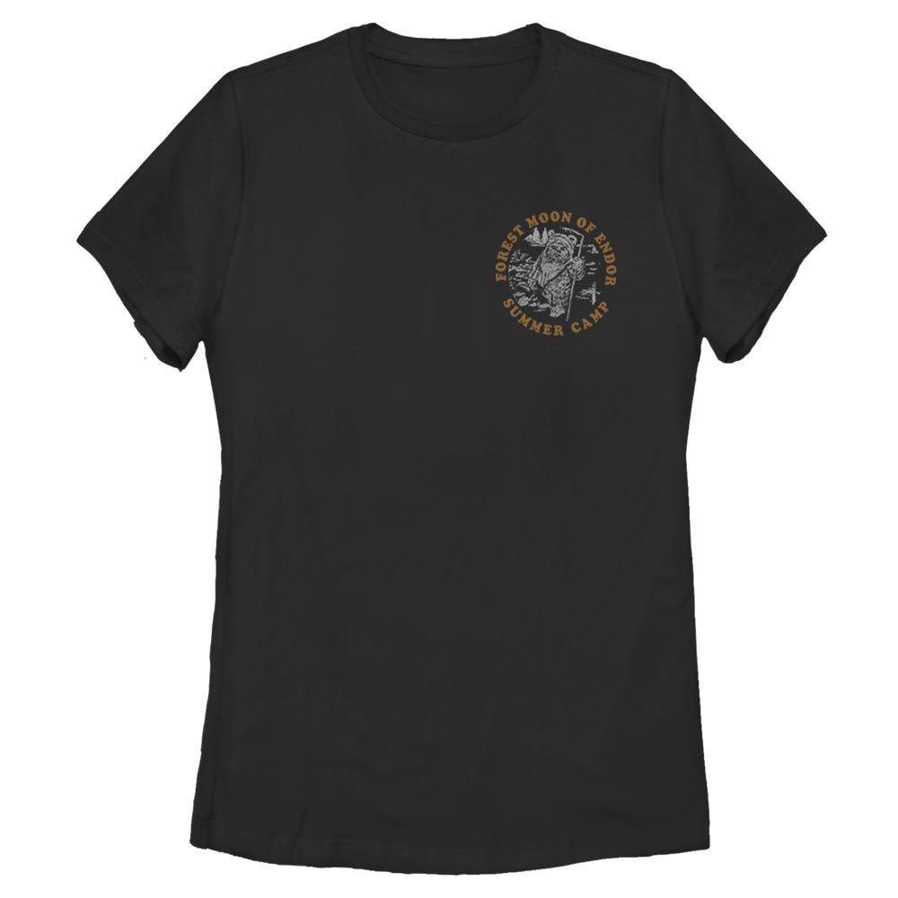 Star Wars Endor Ewoks Womens T-Shirt, BLACK, hi-res