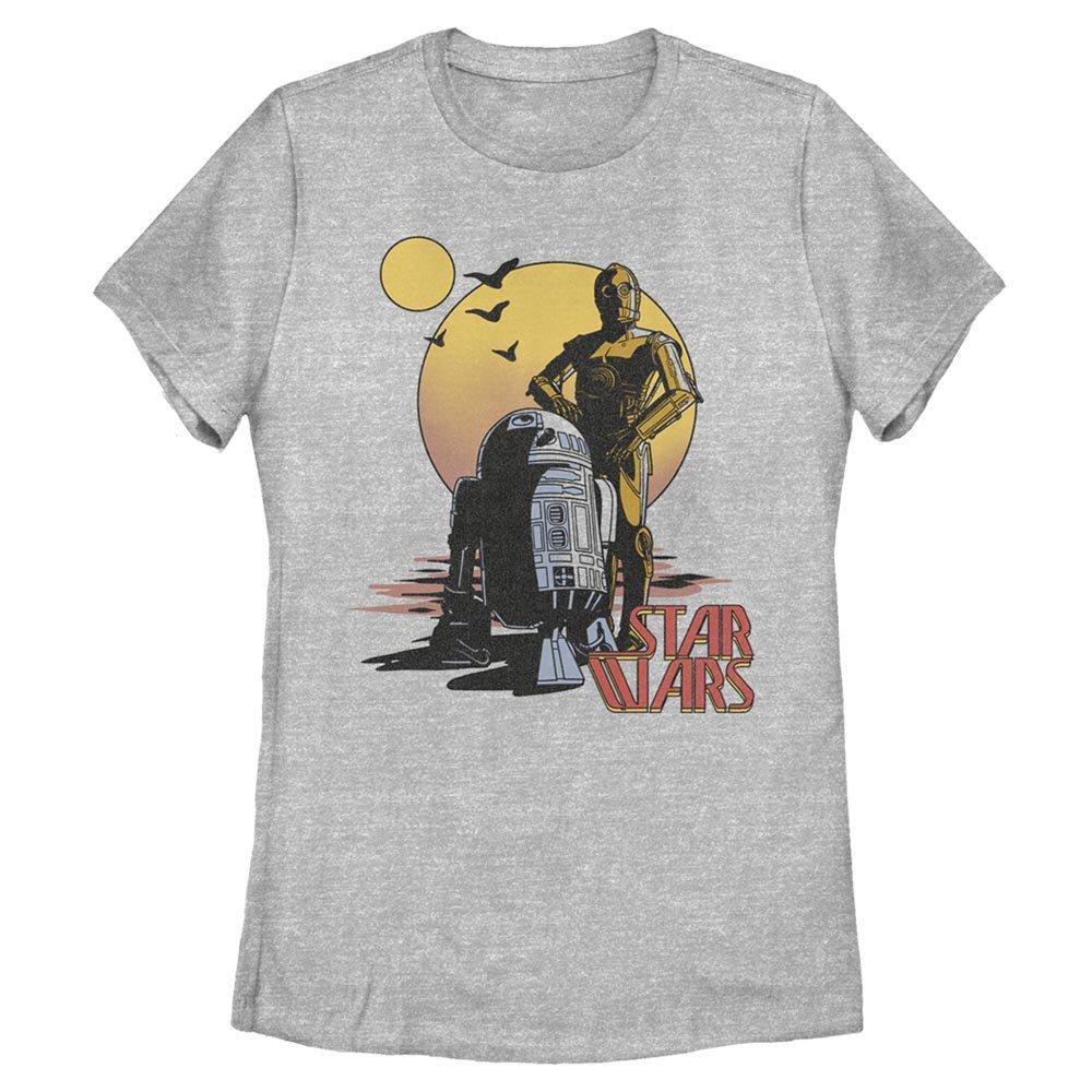 Star Wars Desert Droids Womens T-Shirt, ATH HTR, hi-res