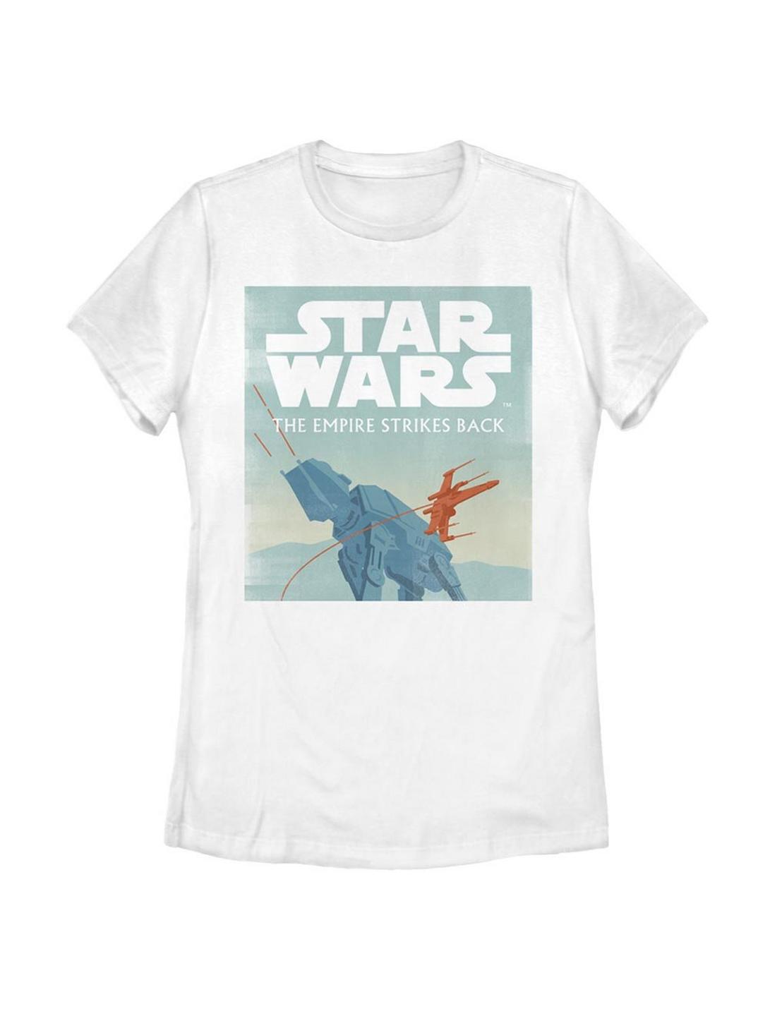 Star Wars Empire Minimalist Womens T-Shirt, WHITE, hi-res