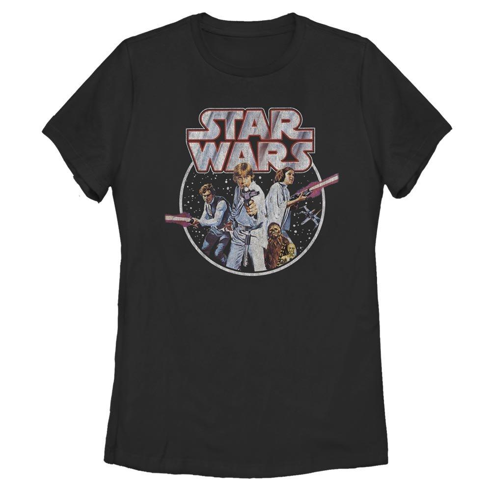 Star Wars Original Group Womens T-Shirt, BLACK, hi-res