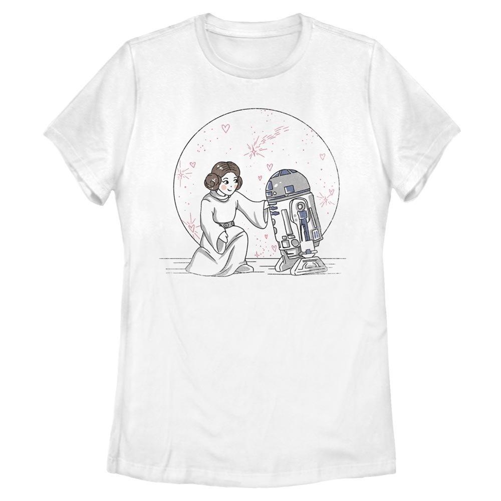 Star Wars Friends In Space Womens T-Shirt, WHITE, hi-res