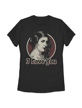 Star Wars Leia I Love You Womens T-Shirt, , hi-res