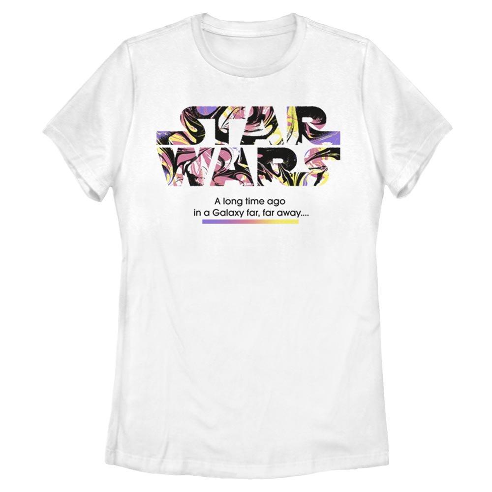 Star Wars Logo Color Pop Womens T-Shirt, WHITE, hi-res