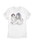 Star Wars Galaxy Friends Womens T-Shirt, WHITE, hi-res