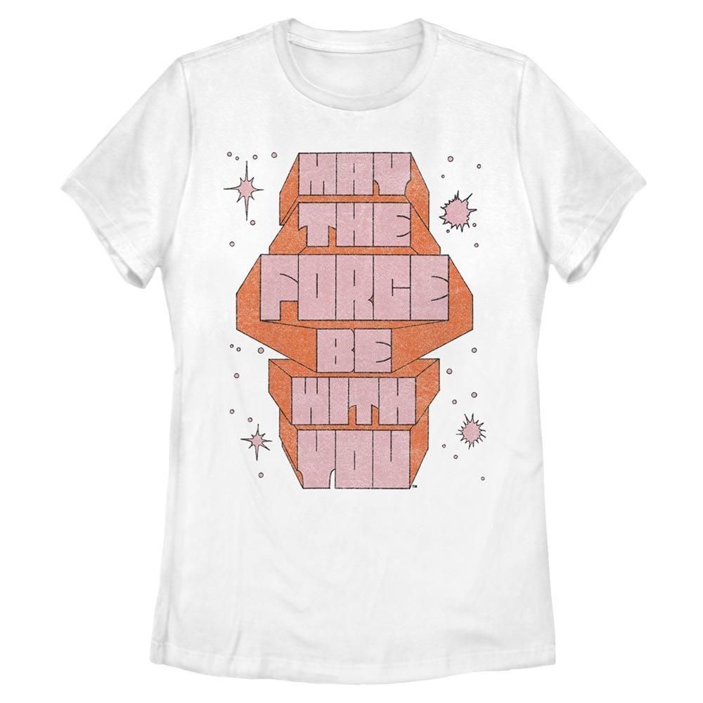 Star Wars May The Force Be With You Womens T-Shirt, WHITE, hi-res