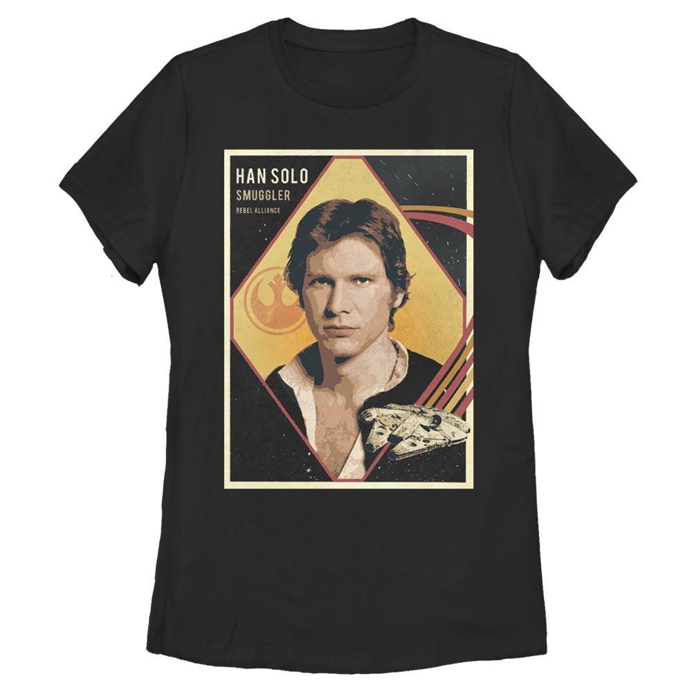 Star Wars Han Baseball Card Womens T-Shirt, , hi-res