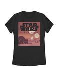 Plus Size Star Wars New Hope Minimalist Womens T-Shirt, BLACK, hi-res