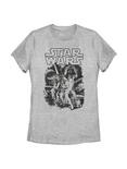 Star Wars Heroes Versus Villains Womens T-Shirt, ATH HTR, hi-res