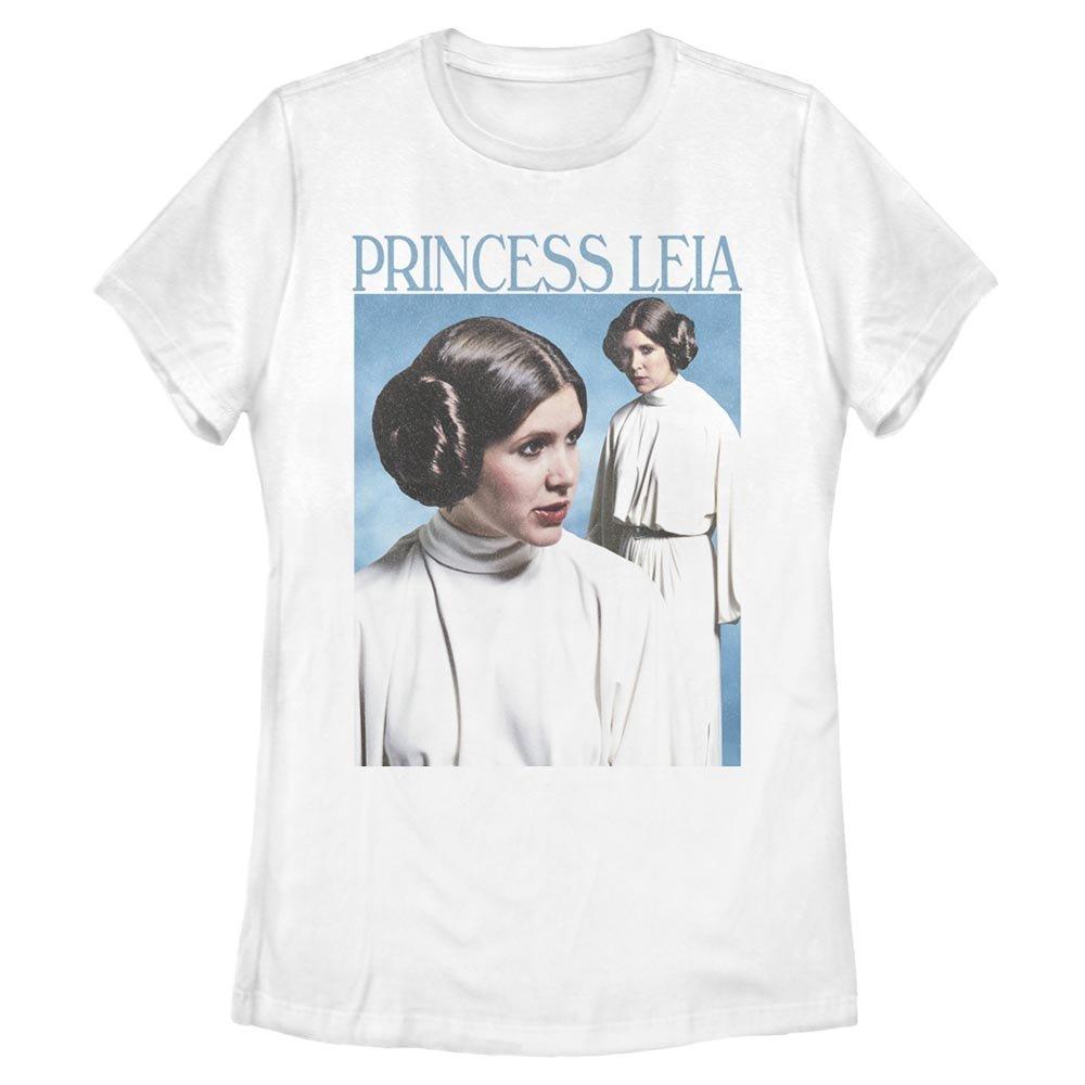 Star Wars Leia Photo Womens T-Shirt, WHITE, hi-res