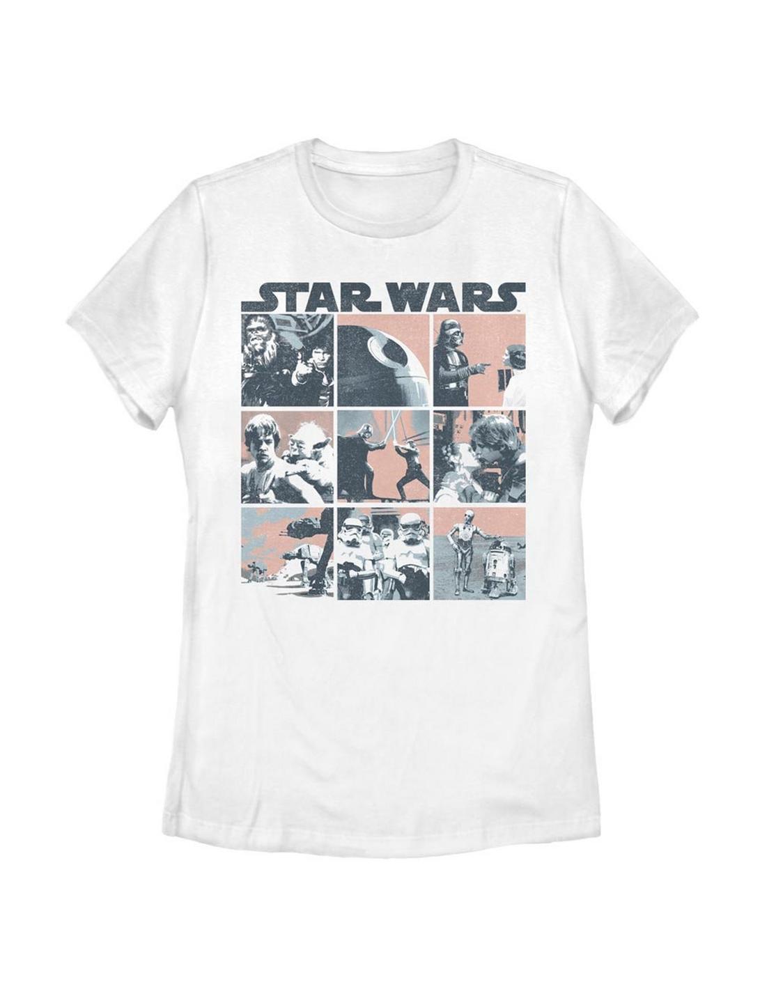 Star Wars Retro Wars Womens T-Shirt, WHITE, hi-res