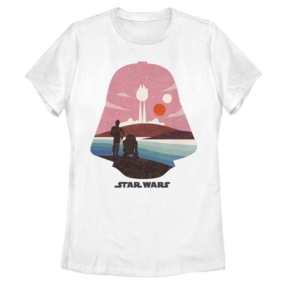 Star Wars Minimal Womens T-Shirt, WHITE, hi-res