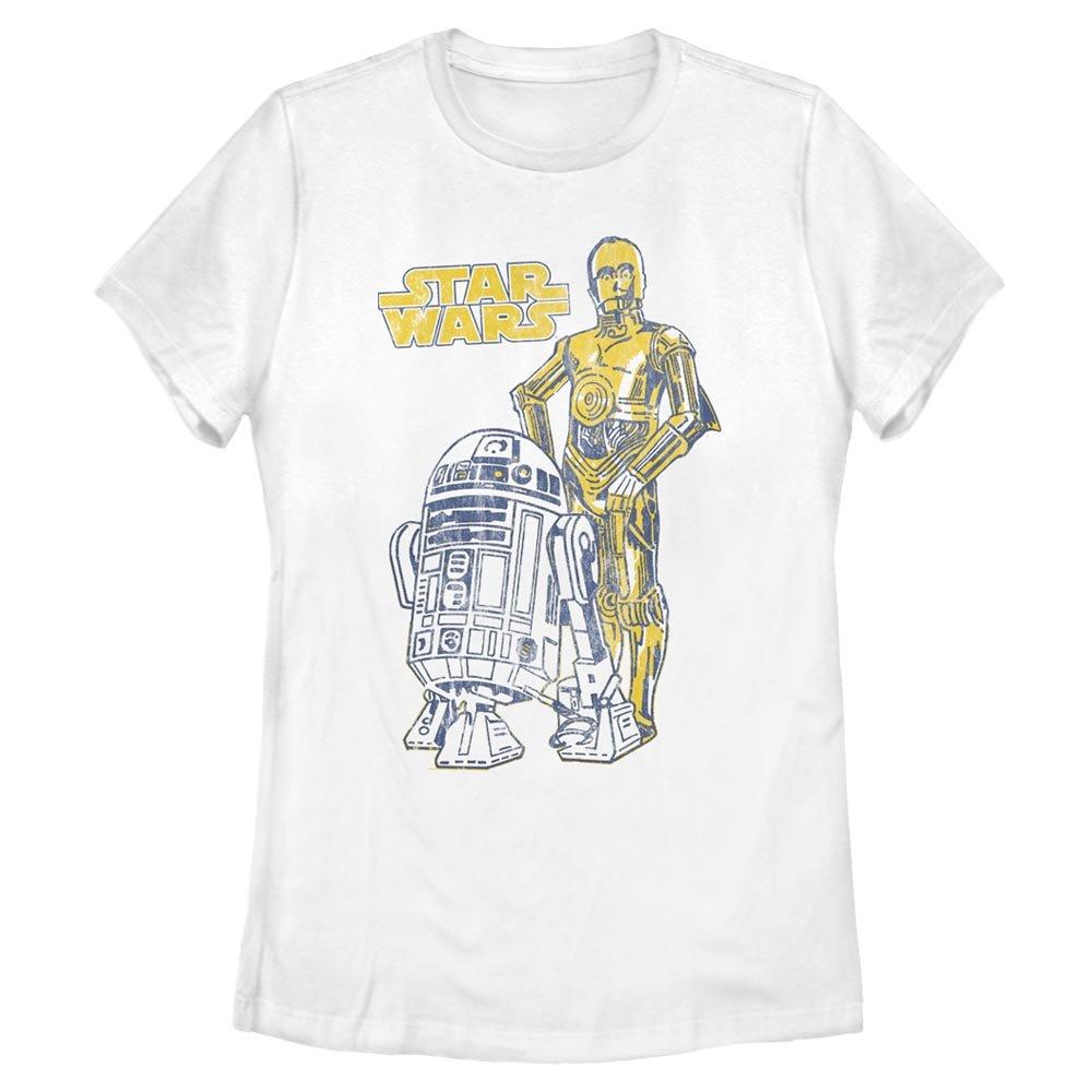 Star Wars Oversized Droid Friends Womens T-Shirt, WHITE, hi-res