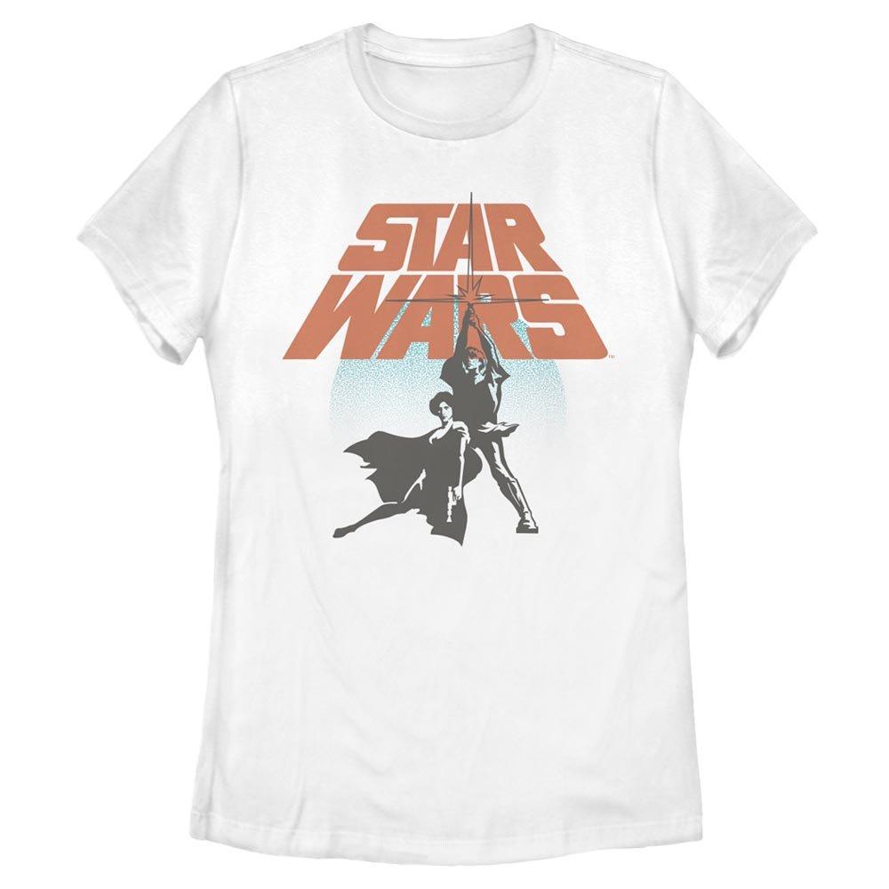 Star Wars Classic Circle Womens T-Shirt, WHITE, hi-res