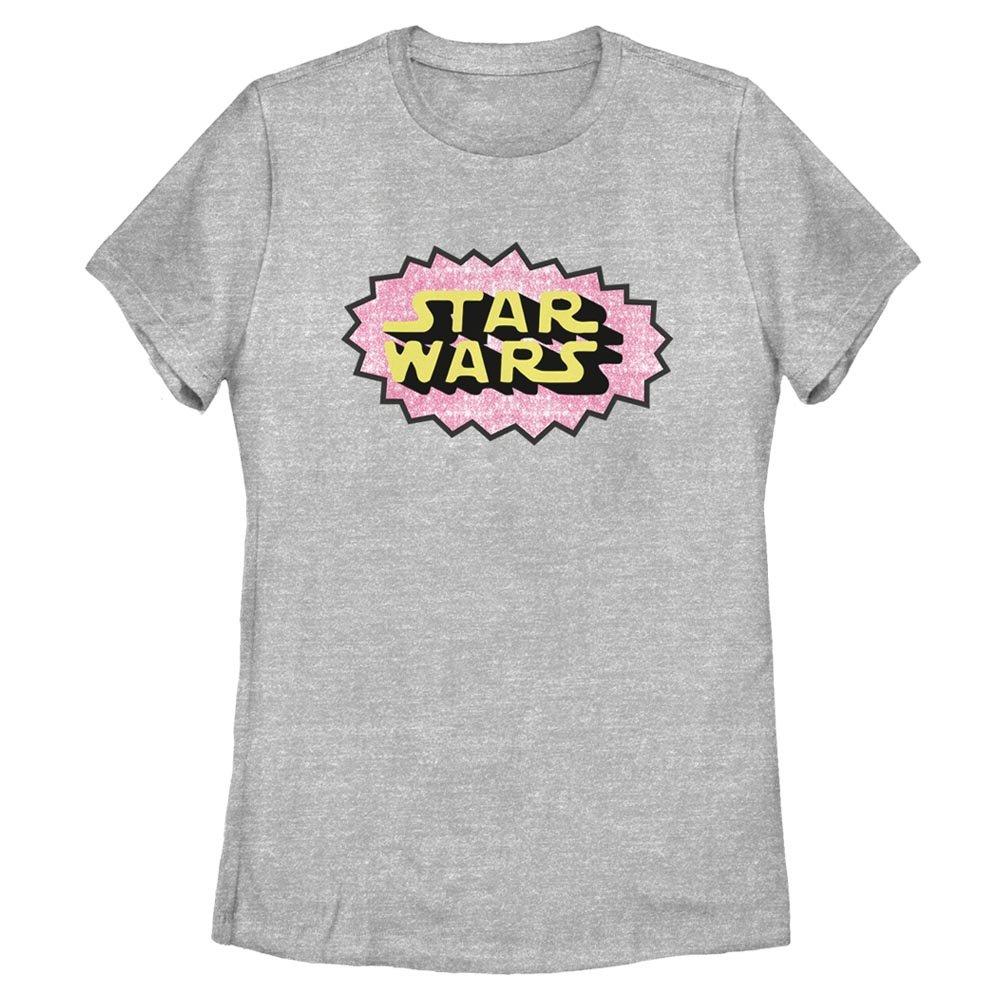 Star Wars Classic Cute Logo Womens T-Shirt, ATH HTR, hi-res