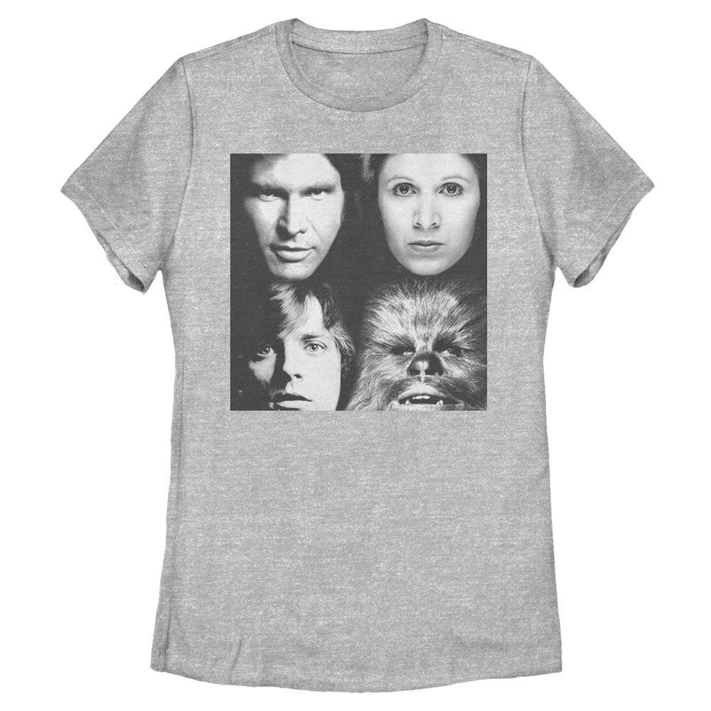 Star Wars Classic Faces Womens T-Shirt, ATH HTR, hi-res