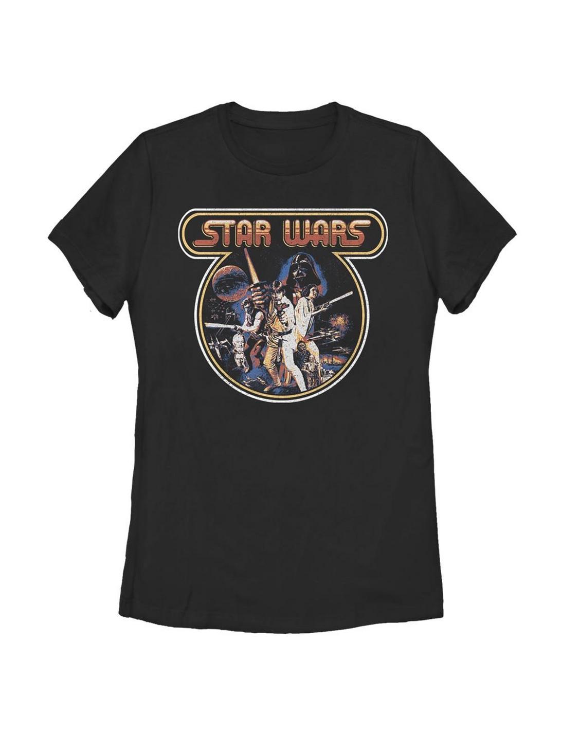 Star Wars Vintage Pop Womens T-Shirt, BLACK, hi-res