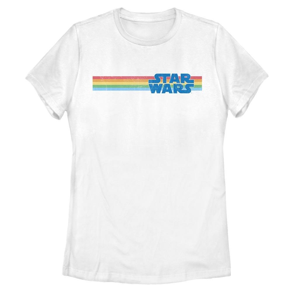 Star Wars Classic Logo Multi Stripe Womens T-Shirt, , hi-res