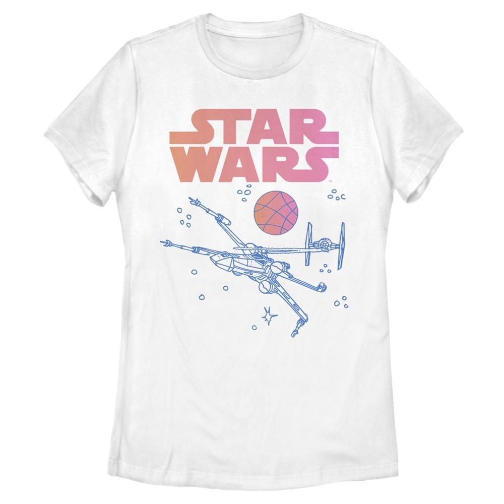 Star Wars Classic X-Wing Womens T-Shirt, WHITE, hi-res