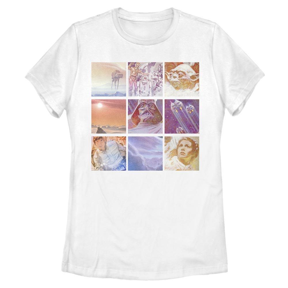 Star Wars Three By Three Womens T-Shirt, WHITE, hi-res