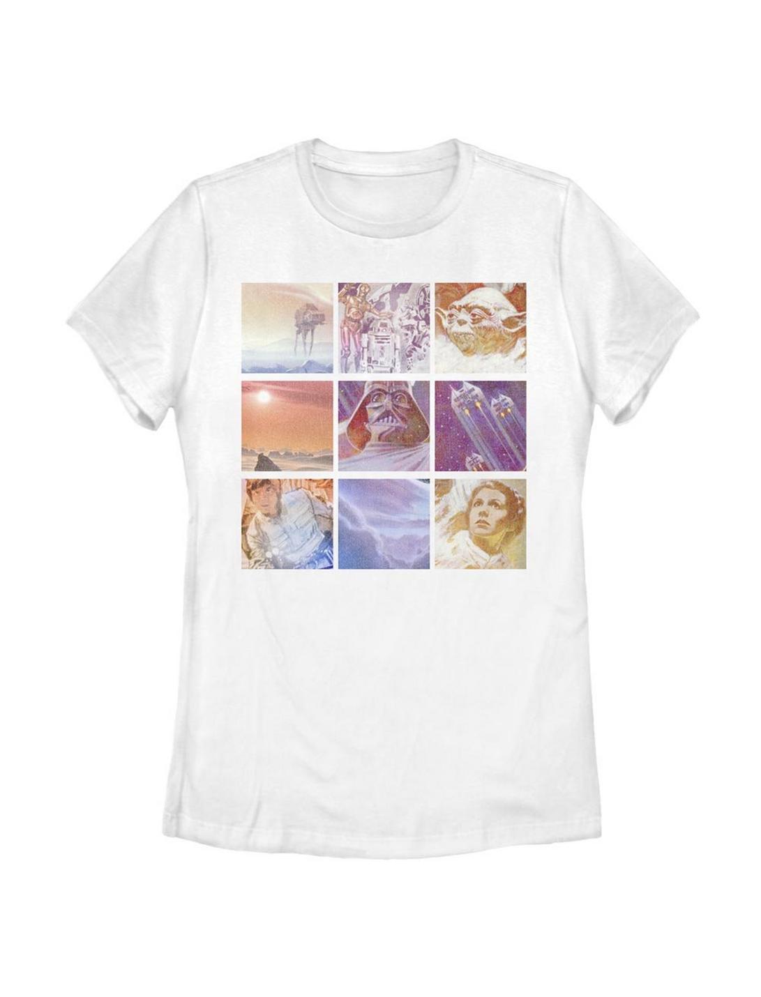 Star Wars Three By Three Womens T-Shirt, WHITE, hi-res