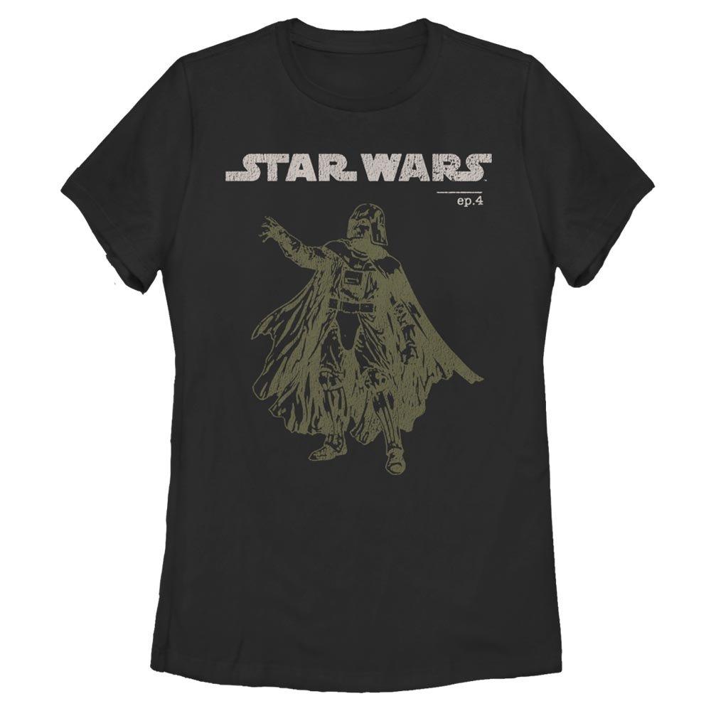 Star Wars Vader Reaching Womens T-Shirt, BLACK, hi-res