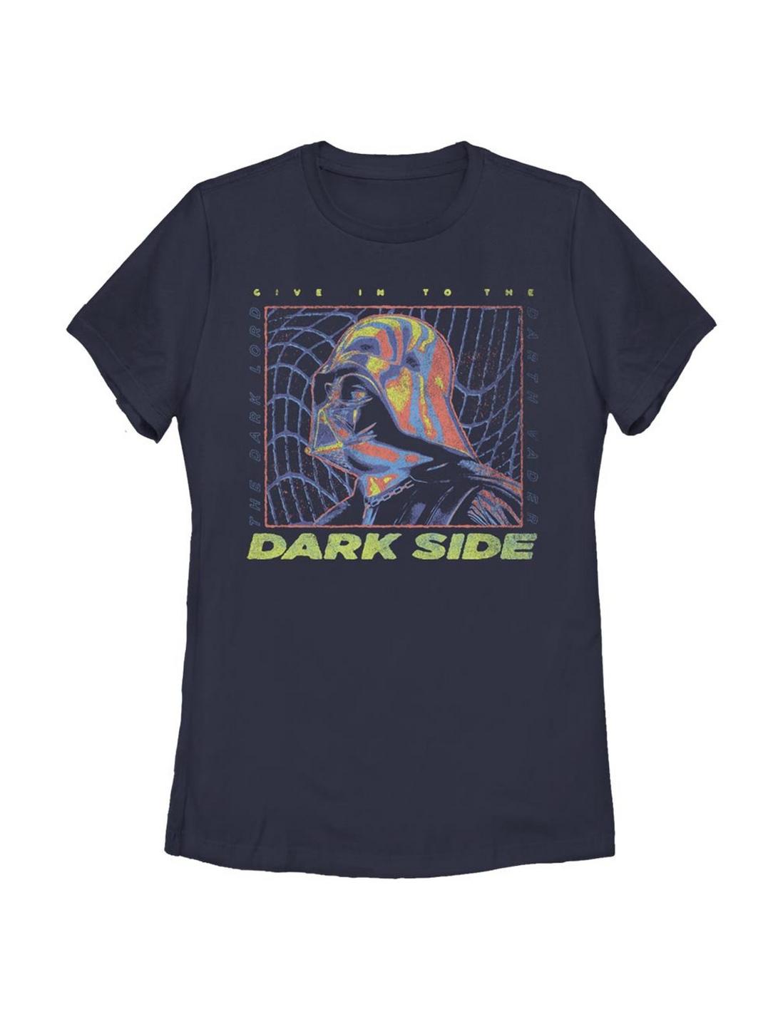 Plus Size Star Wars Vader Thermal Warp Womens T-Shirt, NAVY, hi-res